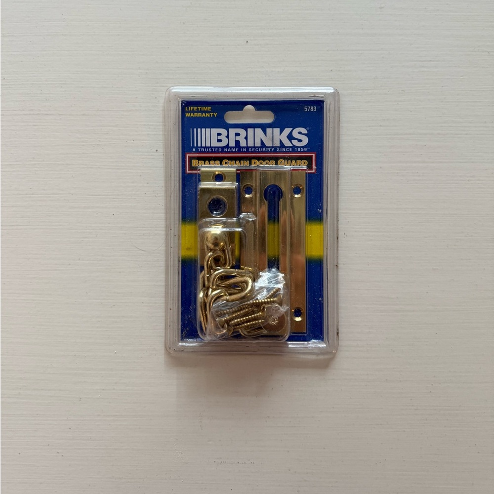 Brinks Brass Chain Door Guard